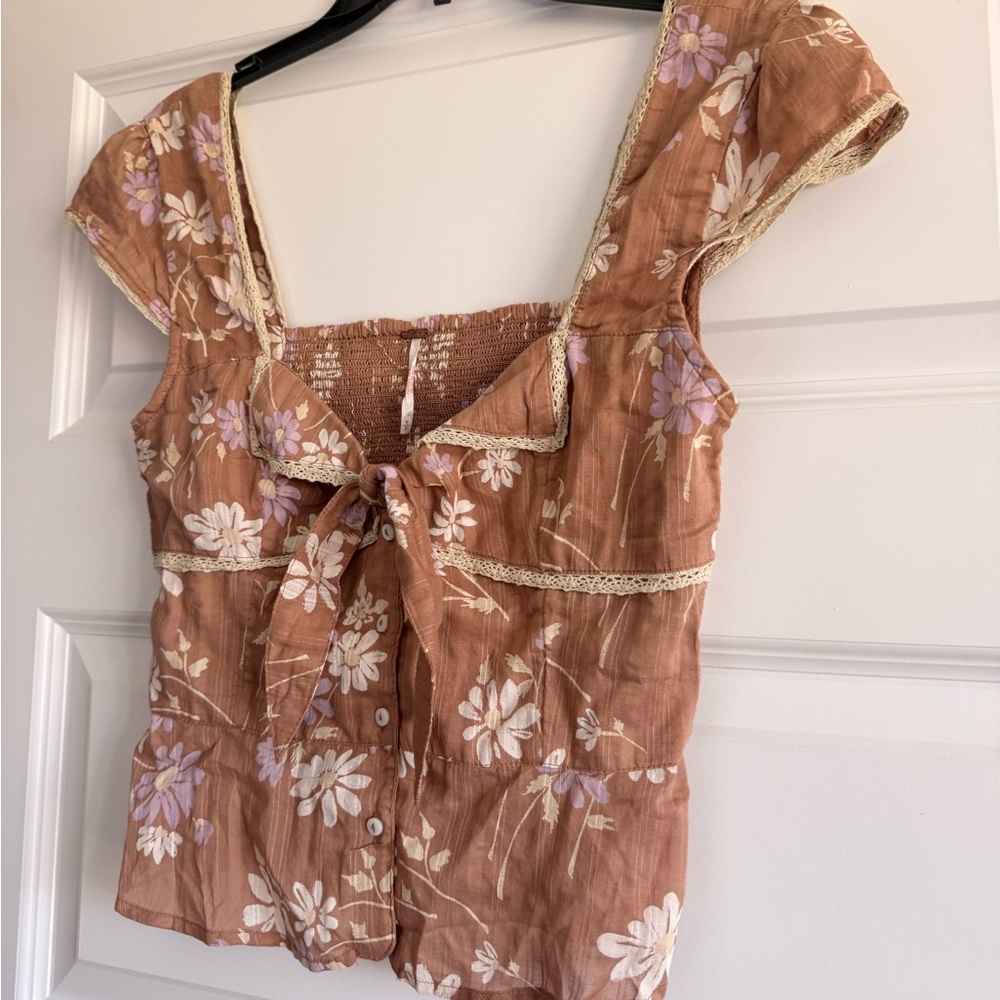 Free People Call Me Baby Blouse NWT - Picture 2 of 9